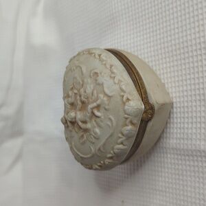 Vintage Lefton cherub Trinket Box